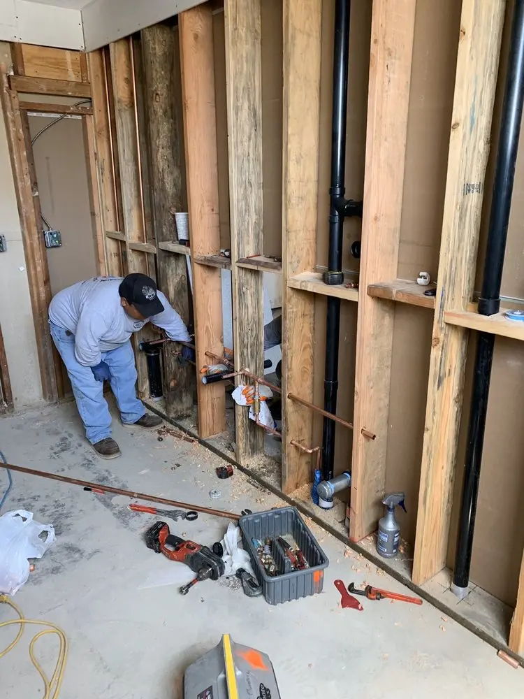 Commercial rough-in plumbing for Water Heater Replacement in Sepulveda